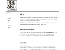 Tablet Screenshot of irri-art.org